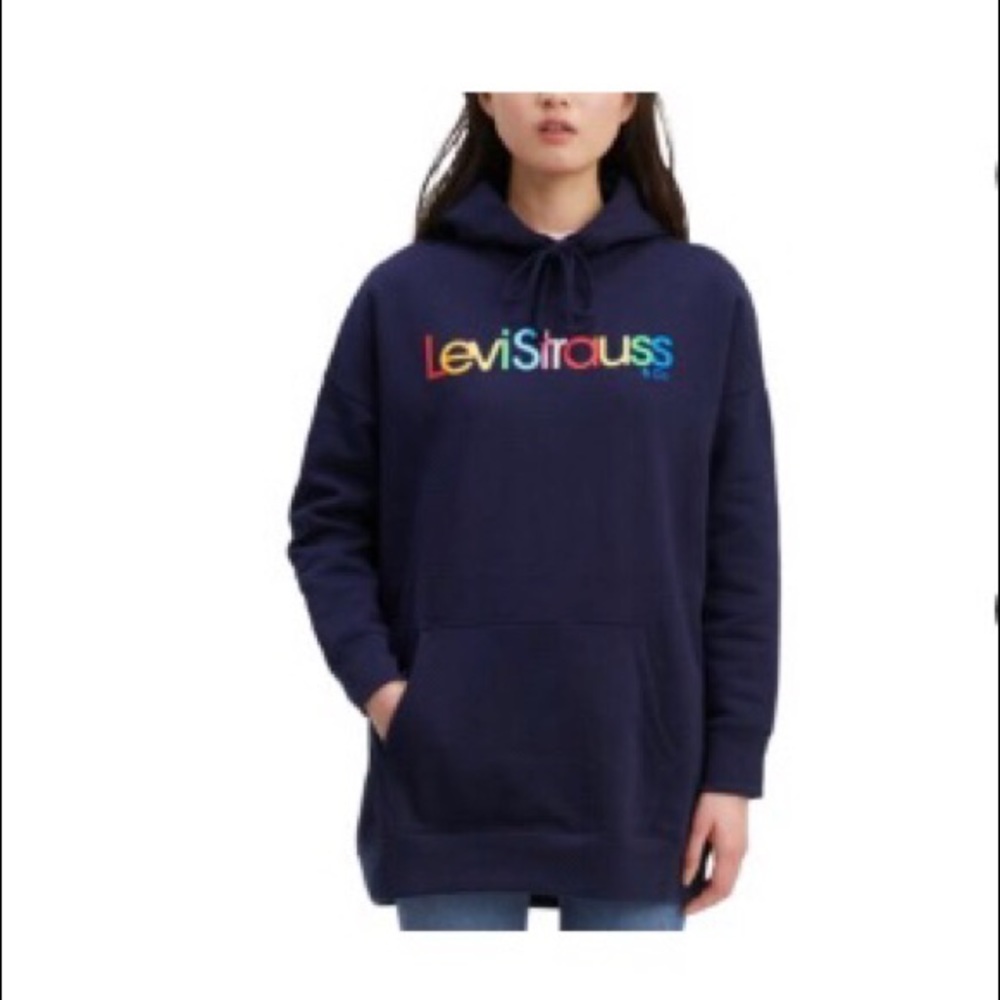 NWT LEVI'S WOMEN'S SWEATSHIRT BLACK SZ M